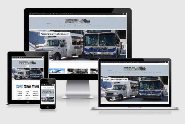 Mountain High Shuttle | Fernie Web Design, Marketing and SEO | Wigwam Media