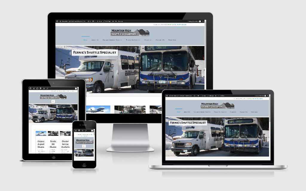 Mountain High Shuttle | Fernie Web Design, Marketing and SEO | Wigwam Media